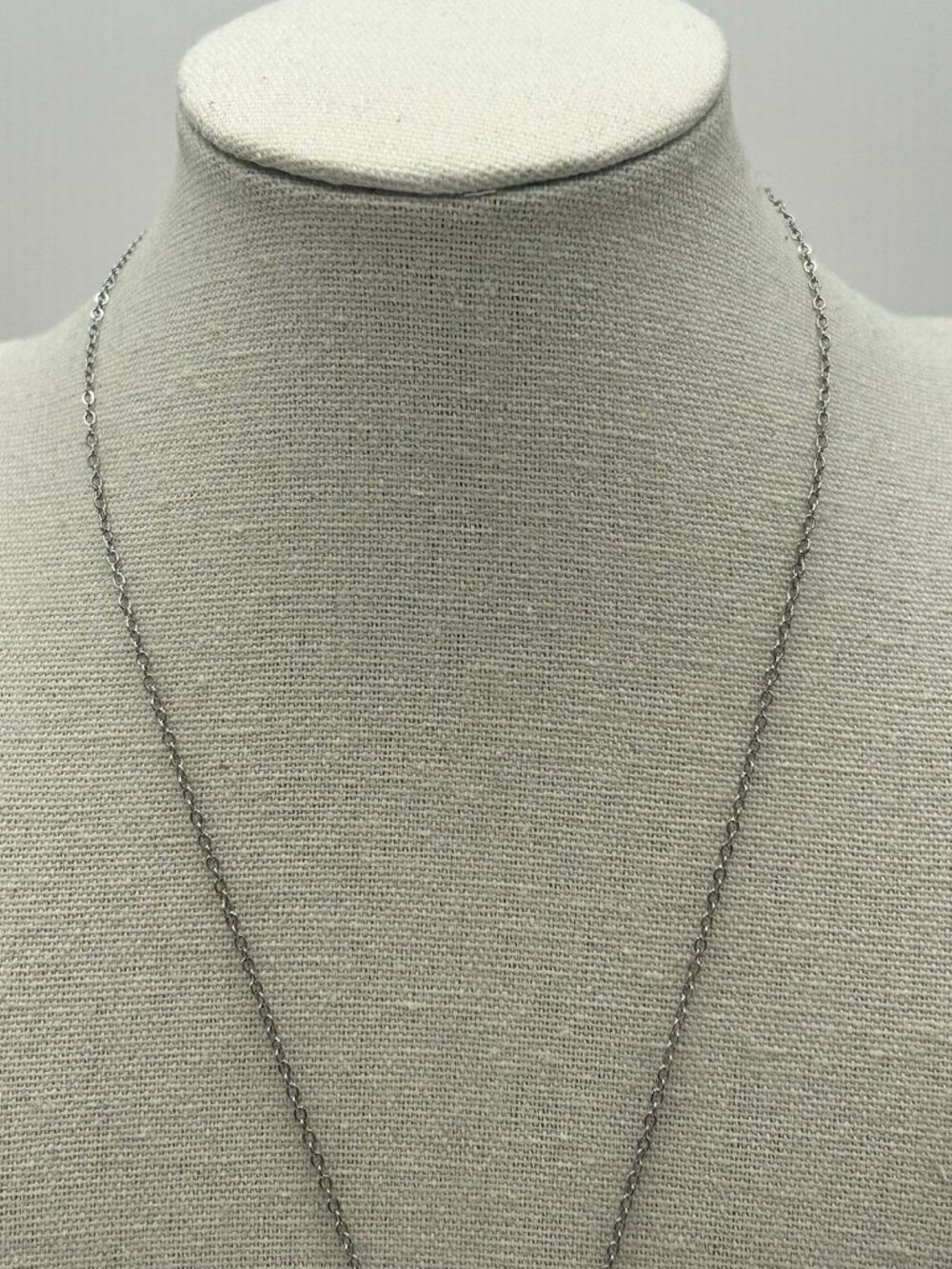 Cross Necklace Silver Tone Crystal Pendant Elegant Gift Lord’s Prayer Micro Text - Picture 4 of 11